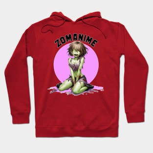 Zombie Anime girl, ZOMANIME cute monster kawaii anime tee Hoodie